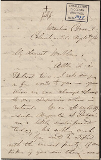 125. Madame Baptiste to Bp Patrick Lynch -- August 10, 1860