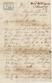 112. Madame Baptiste to Bp Patrick Lynch -- June 4, 1860