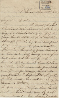 217. Anna Lynch to Bp Patrick Lynch -- April 21, 1862