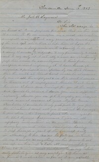 195. A.M. Jones to James B. Heyward -- June 10, 1863