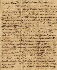015. Willis Wilkinson to Anna Wilkinson -- March 24, 1834