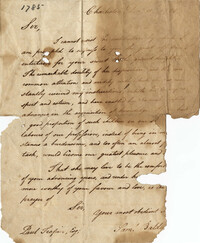 010. Samuel Baldwin to Paul Trapier -- December 10, 1785