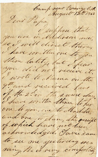 095. Willis Keith to Anna Bell Keith -- August 12, 1863