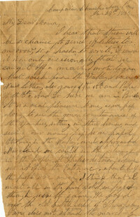 088. Willis Keith to Anna Bell Keith -- June 28, 1863