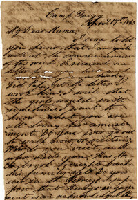 082. Willis Keith to Anna Bell Keith -- April 19, 1863