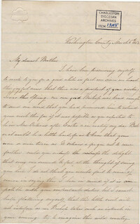 095. Mary Lynch Spann to Bp Patrick Lynch -- March 6, 1860