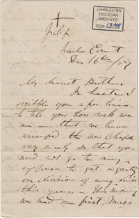 089. Madame Baptiste to Bp Patrick Lynch -- December 16, 1859
