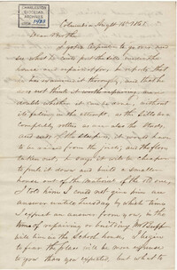 166. John Lynch to Bp Patrick Lynch -- August 16, 1861