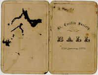 168. Dance card - Jan. 31, 1860