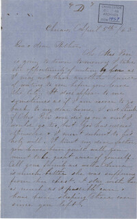 272. Louisa Blain to Bp Patrick Lynch -- April 5, 1863