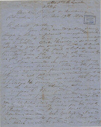 323. Madame Baptiste to Bp Patrick Lynch -- November 19, 1863