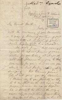 036. Madame Baptiste to Bp Patrick Lynch -- March 14, 1859