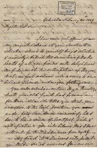 032. Eleanor Spann to Bp Patrick Lynch -- February 24, 1859