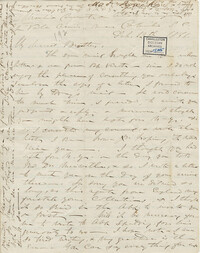 390. Madame Baptiste to Bp Patrick Lynch -- February 12, 1866