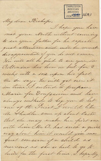 387. Henrietta Lynch to Bp Patrick Lynch -- February 2, 1866