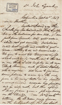 080. John Lynch to Bp Patrick Lynch -- October 14, 1859