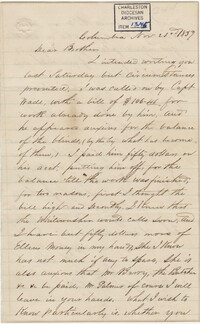086. John Lynch to Bp Patrick Lynch -- November 23, 1859