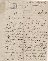 116. Madame Baptiste to Bp Patrick Lynch -- June 23, 1860