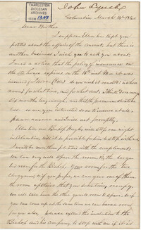 098. John Lynch to Bp Patrick Lynch -- March 14, 1860
