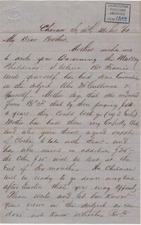 099. Hugh Lynch to Bp Patrick Lynch -- March 30, 1860