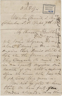 302. Madame Baptiste to Bp Patrick Lynch -- September 9, 1863