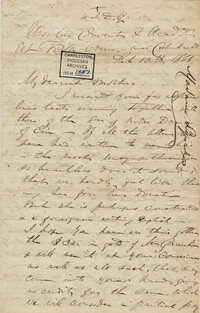 392. Madame Baptiste to Bp Patrick Lynch -- February 13, 1866