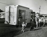 Bookmobile stopped in Parkdale, West Ashley