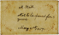 214. Envelope - May 21, 1857