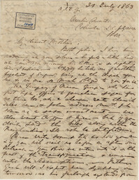 290. Madame Baptiste to Bp Patrick Lynch -- July 31, 1863