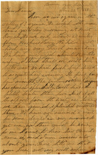 087. Willis Keith to Anna Bell Keith -- June 22, 1863
