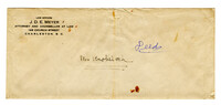 Envelope of Deed from J.D.E. Meyer