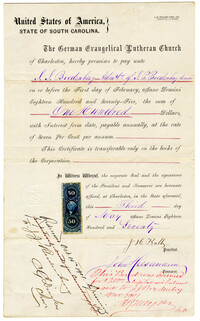 Bond Document for J.J. Bredenberg