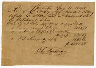 Mortgage Receipt, January 11, 1843