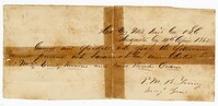 Pass for Emily Minis and Rosalie Cohen, April 10, 1865