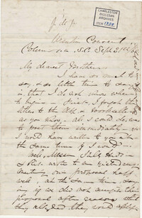 128. Madame Baptiste to Bp Patrick Lynch -- September 21, 1860