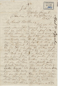 215. Madame Baptiste to Bp Patrick Lynch -- April 19, 1862