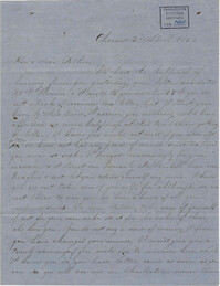 213. Henrietta Lynch and Louisa Blain to Bp Patrick Lynch -- April 2, 1862