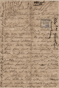 321. Madame Baptiste to Bp Patrick Lynch -- November 8, 1863