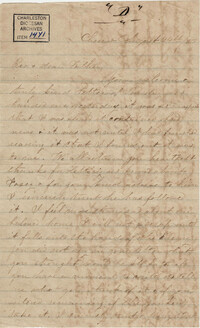 297. Louisa Blain to Bp Patrick Lynch -- August 24, 1863