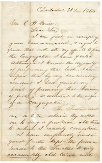 Letter from Laura L. Wineman to Charles H. Moise, December 31, 1866