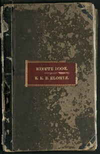 KKBE Meeting Minutes, 1866-1875