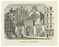 La synagogue, rue Notre-Dame-de-Nazereth