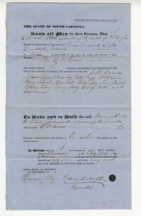 Slave Bill of sale, 1855
