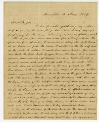 Letter from H. Tilman to Alfred Wardlaw, January 1859