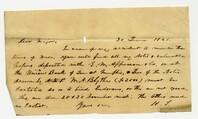 Letter from H. Tilman to Alfred Wardlaw, June 1861