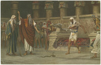 Moses und Aaron vor Pharao