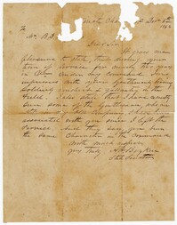 Letter from Captain Alexander Hamilton Boykin to Private Benjamin Dores Lazarus Jr., December 6, 1864