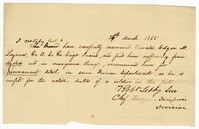 Confederate Medical Examiner's Note Copy, March 26, 1865