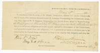 Oath of Allegiance, May 3, 1865