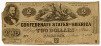 Confederate States of America Two-Dollar Bill